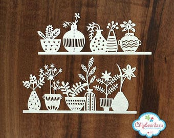 Chipboard for scrapbooking