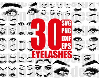 Download Eyelash svg | Etsy