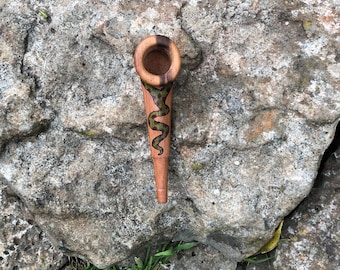 The Green Serpent Wooden Pipe