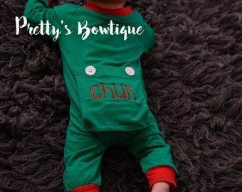 Lil' Long Johns Pajamas: Christmas Pajamas - Baby Pajamas - Christmas Jammies- Family Christmas Pajamas - Butt Flap Pajamas- 3M thru Adult
