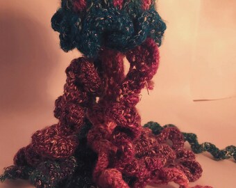 Jellyfish Hand Knit Stuffed Animal