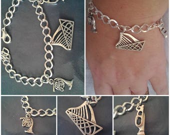 Musical instruments themed bracelet