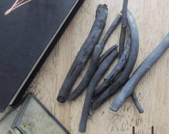Art Supplies- Drawing Charcoal - Gift for Artist- Locally Sourced Hand Crafted Art Supplies - Vine Charcoal - Sketch Pad - Fine Art-