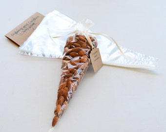 25- Clear Cone Bags Choose your size 6x12" or 7 1/2"x17" Clear Bags -Plastic Bags -Food Safe Plastic Bags -Candy Plastic Bags