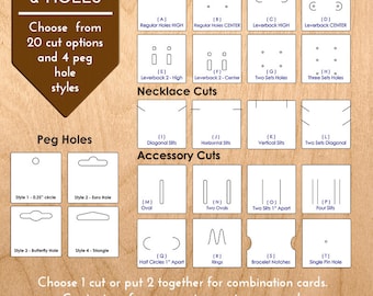 Custom Earring Cards | 16 SIZES | with Your Logo | Packaging | Tags | Label | Display