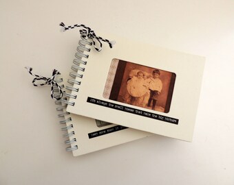 Retro Notebooks, Mini Journals, Vintage Photo Notebook, Steampunk Notebook, Quote Notebooks, Vintage Children Notebook
