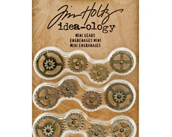 Tim Holtz Idea-ology MINI GEARS Steampunk Metal Gears Steampunk projects 7 - EM010