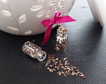 Brown Stone dust / chocolate Deco vials - 10 grams