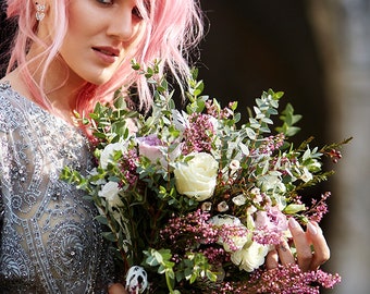 Boho wedding bouquet | Bridal bouquet | Preserved bridal bouquet | Wild bouquet | Wedding bouquet | Woodland, rustic bouquet | Boho flowers