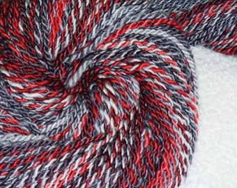 Cupid's Dilemma Handspun Art Yarn - 92 yds - 2 ply - Knitting - Crochet - Weaving - Mixed Media - Fiber Arts, etc.