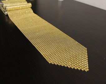 Gold Rhinestone Bling Table Runner