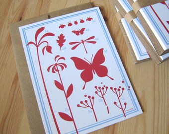 NATURE STUDY / Recycled Note Cards