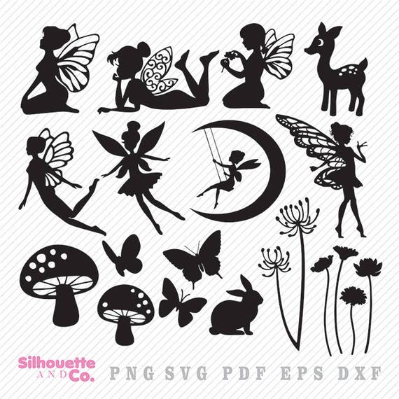 Download Fairy SVG DXF Fairy Clipart Fairy svg Fairy Fairy png