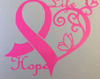 Breast Cancer Awareness Pink Ribbon