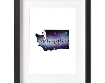 Galaxy Washington Wall Art
