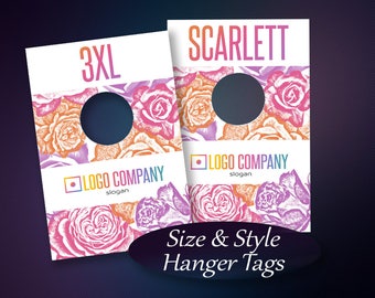 SALE! NEW Style 2018 - Clothing Rack Dividers - Hanger Tags - Style and Size Dividers - Instant Download - HO Approved Color&Fonts