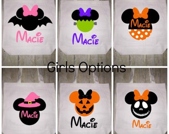 Disney Halloween Trick or Treat Bag Tote Girls