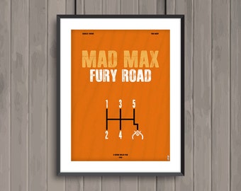 MAD MAX Fury Road, minimalist movie poster