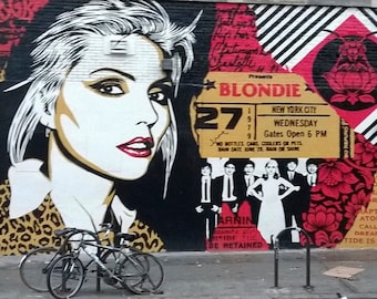 Happy Birthday Greeting Card, Blondie, east village, from "Views From The Street" Collection