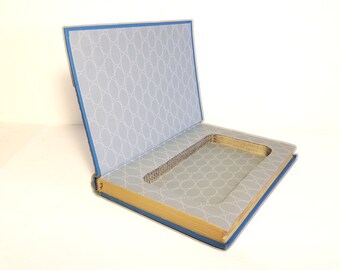 Hollow Book Safe A World of Profit Cloth Bound vintage Secret Compartment Box Hidden Security Box