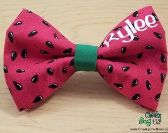 Add On: Custom Name to Pet Bow Tie, Dog Bowtie, Cat Bow, Personalized