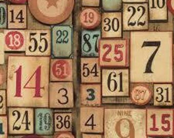 Cotton Fabric Quilting Tim Holtz Eclectic Elements