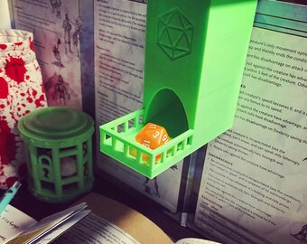 Clip On Dice Tower, Dungeon Master, Dice Tower, Dungeons And Dragons, DND, DM Screen, Dice Roller, Dice Tray, Dice Game, Game Master, Dice