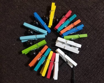 Vintage clothespin bracelet