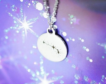 Biolojewerly - Aries Constellation Stainless Steel Necklace