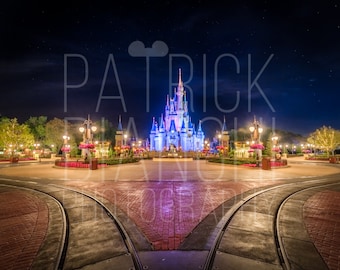 Thank You, and Goodnight - Photo Print, Canvas Wrap, Magic Kingdom, Walt Disney World, Cinderella Castle