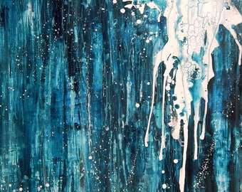Abstract painting modern paintings pictures abstract blue image