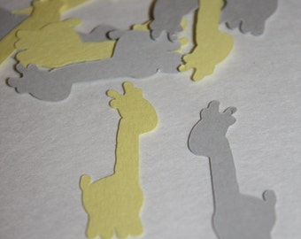 200 pieces Giraffe Die Cut Confetti