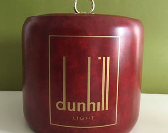 Vintage Padded Red Dunhill Ice Bucket