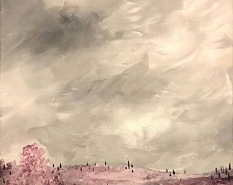 Lilac Fields Acrylic on Canvas