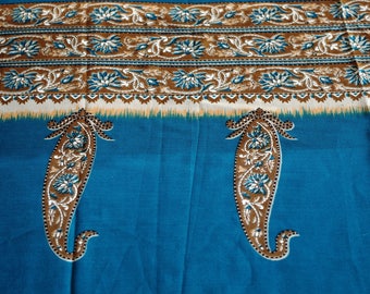 Coupon Voile Sari Indian printed 110 cm x 50 cm
