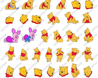 Free Free 84 Baby Pooh Bear Svg SVG PNG EPS DXF File