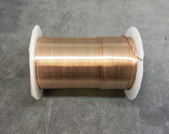 FULL SPOOL - 22 Gauge Beadsmith Brand Tarnish Resistant Rose Gold Craft Wire - 20 Yards (60 Feet) - Great for Wire Wrapped Jewelry!