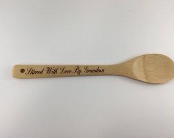 Personalized "Stirred With Love By..." Spoon