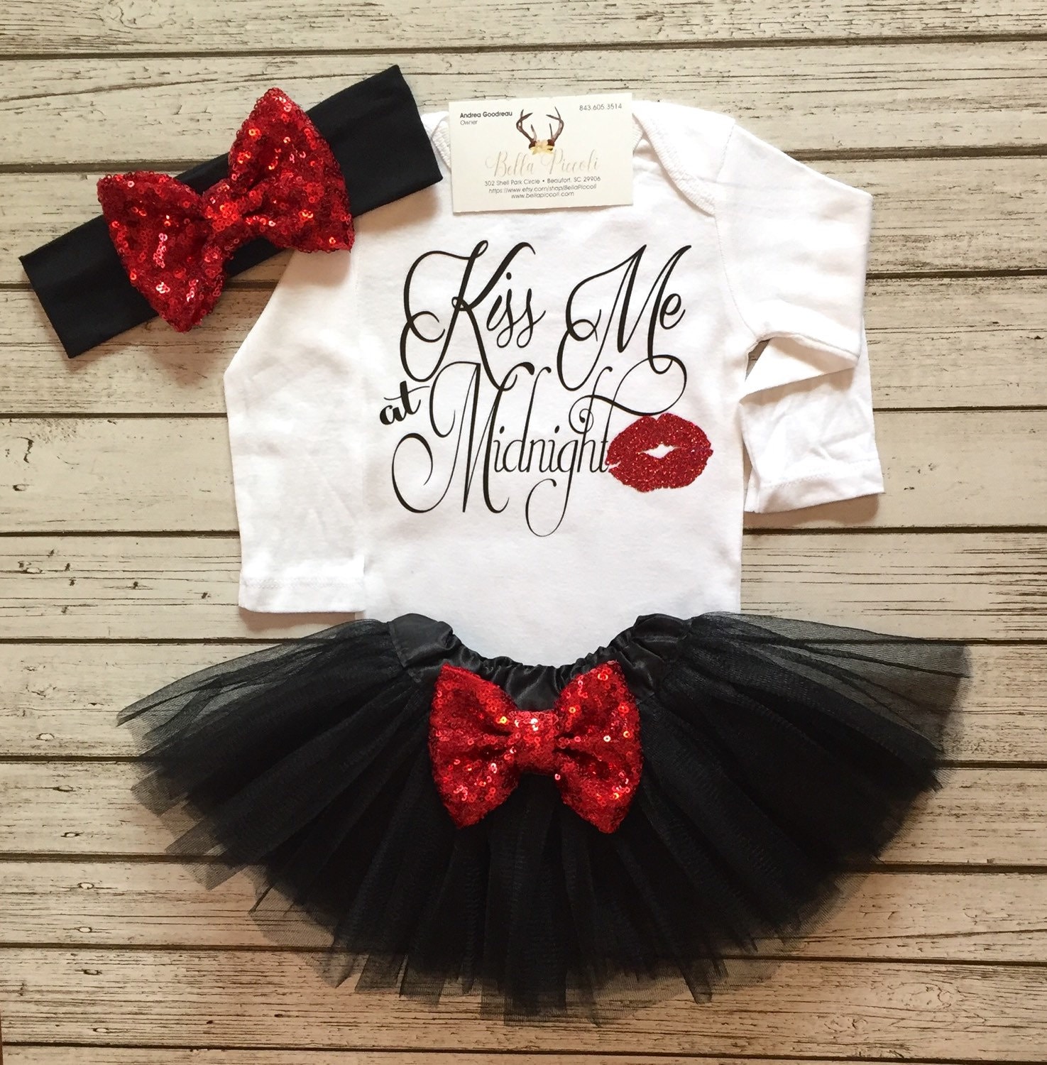 Baby Girl New Years Bodysuit New Years Bodysuit Kiss Me At