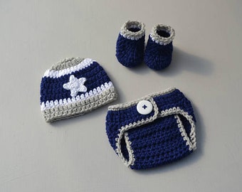 Dallas Cowboys Outfit Dallas Cowboys Baby Newborn Boy Photo Outfit Baby Boy Dallas Cowboys Dallas Cowboys Baby Navy Baby Football Outfit