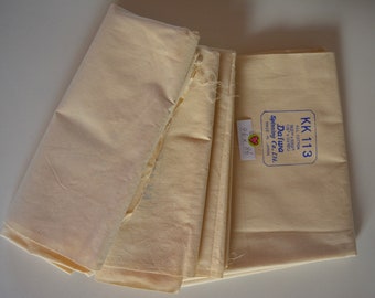Cotton calico fabric remnants, 3 pieces, Japanese fabric, Daiwa Spinning Co.