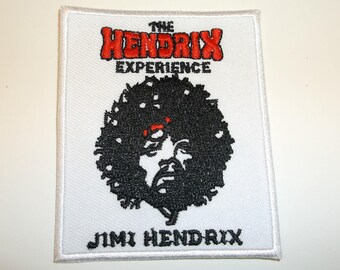 Jimi Hendrix Experience Embroidered Applique Patch~3" x 2 1/2"~Iron Sew On~Ships FREE