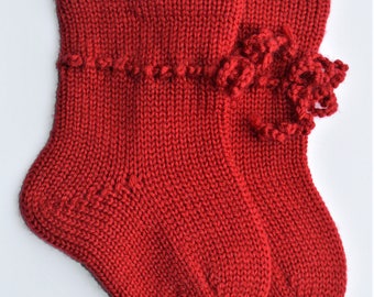 Merino Baby Socks - Newborn Baby Socks -READY FOR SHIPPING