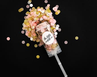 Blush, Gold and White 'Blush and Gold' Tissue Paper Confetti Popper