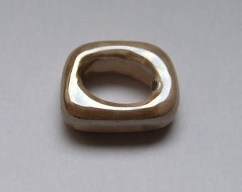 PASSING ceramic RECTANGLE BEIGE marble 18x15MM