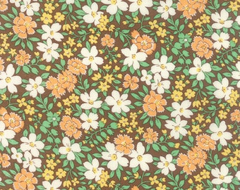 Chloe's Closet for moda fabrics, 30's Playtime 2015, Cocoa 33040 14