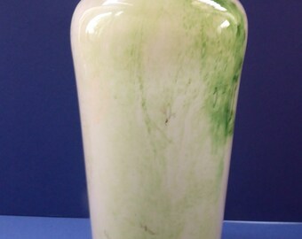 Vintage Scandinavian LARGE 1970s Studio Glass Vase. PLUS NORWAY; Designed by Benny Motzfeldt (1909 - 1995)