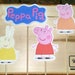 Peppa Pig Inspired Centerpiece Character on a Stick
