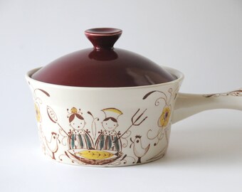 Inger Waage for Stavangerflint Casserole - Flamingo Chef - Scandinavian modern. Norwegian design