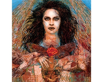 Vanity - giclee print on paper